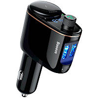 FM-Трансмиттер Модулятор Baseus Locomotive Bluetooth MP3 Vehicle Charger CCALL-RH01 Black