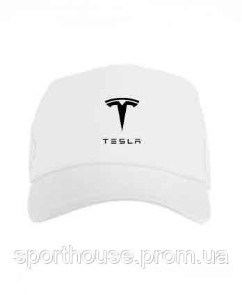 Спортивна кепка Tesla, Тесла, тракер, річна кепка, чоловіча, жіноча, білого кольору,