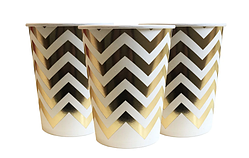 Стаканчики одноразові дитячі "Золотий зигзаг" 10 шт/уп