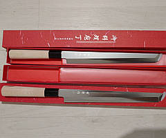 Японський ніж кухонний Янагиба KAI Yanagiba з одностороннім заточуванням 280 мм