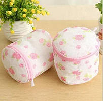 Мішок контейнер для прання білизни ⁇ Сумка для прання бюстгальтерів (тканина в сіточку з пластиковою основою)