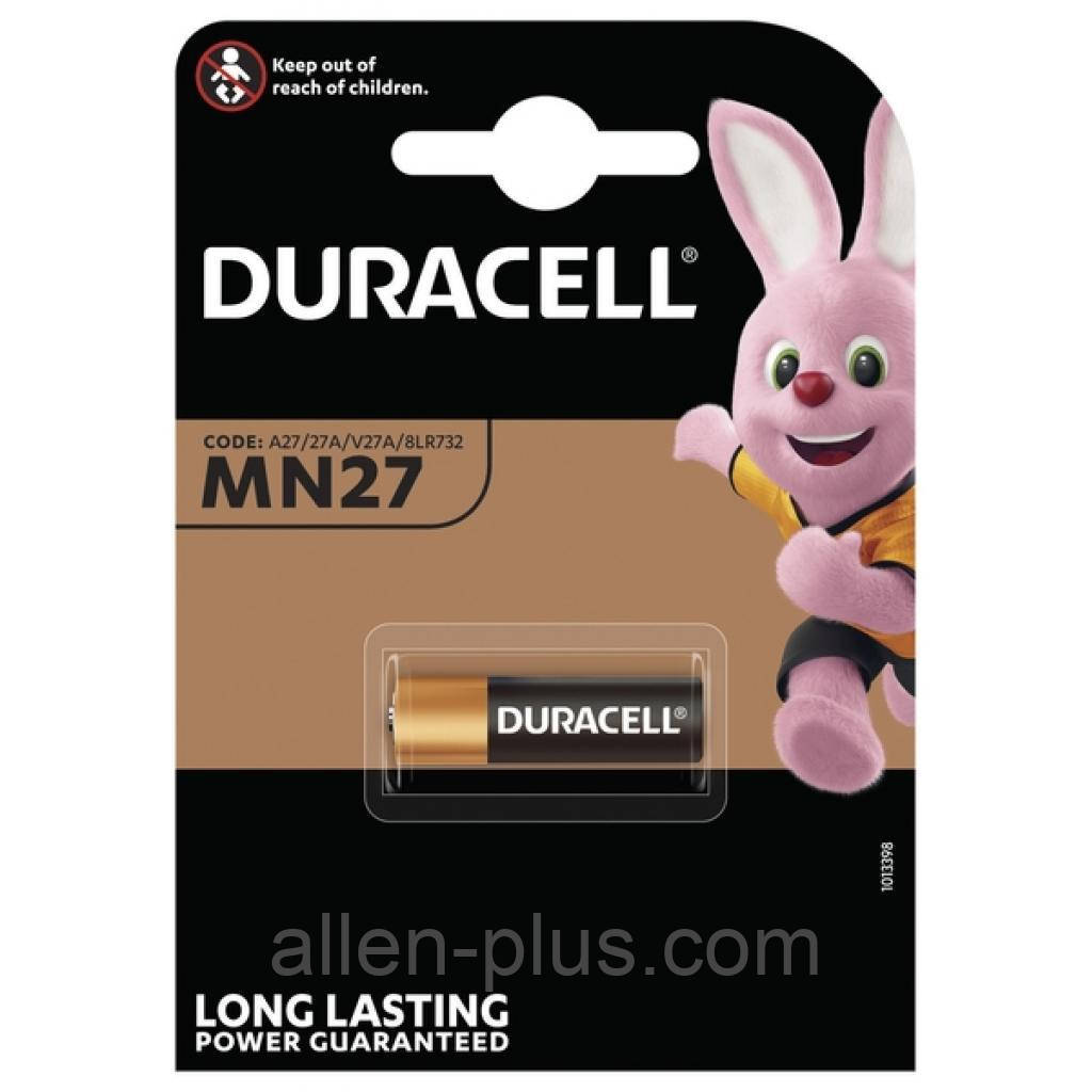 Батарейка лужна Duracell MN27/A27, 12V