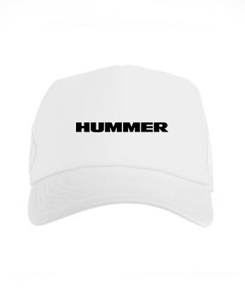Спортивна кепка Hummer, Хаммер, тракер, річна кепка, чоловіча, жіноча, білого кольору,