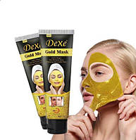 Золотая маска для лица Dexe Gold Mask, маска-пленка