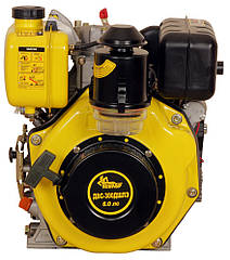 Дизельний двигун Кентавр ДВО-300ДШЛЕ (6,0 к.с., шліц Ø25/20,4 мм, L=30мм, ел. старт)