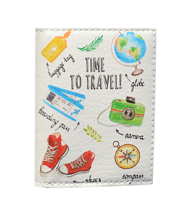Обкладинка на новий пластиковий паспорт id "Time To TRAVEL!"