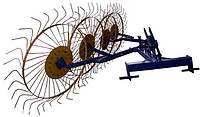 Грабли ворошилки "Солнышко" 4-ёх колёсные ТМ Агромарка (Ø6 мм)