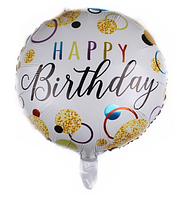 Фольгована куля " Цветные кольца " (Китай)