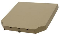 Коробка для пиццы д. 33 см (330*330*35 мм), бурая
