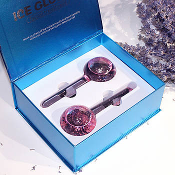 Кріосфери для масажу особи FRAICHEUR Ice Globes Pink