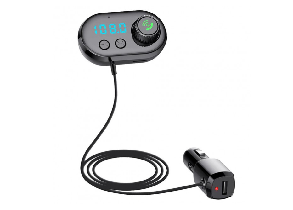 FM-трансмітер Модулятор MGM CAR Q16 BT Aroma з ароматизатором для авто Car FM Player New Model Black (KG-1116)