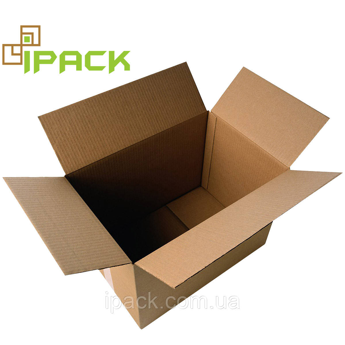 Гофроящик 305х180х165 мм бурий чотирьохклапанний картонний короб, фото 1