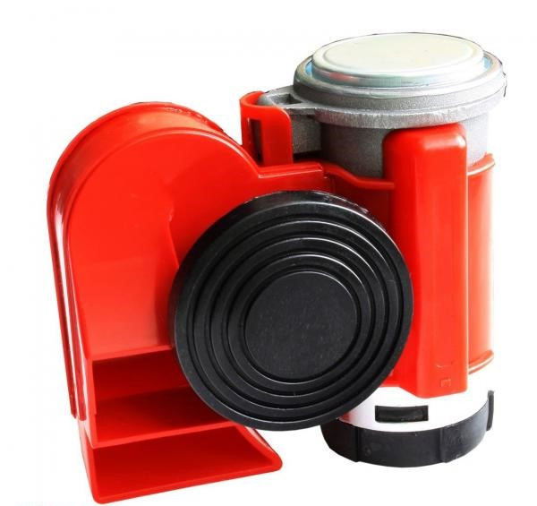 Сигнал звуковий «наутілус» 12V 2-тоновий Elegant Plus EL 100 780 червоний, фото 1