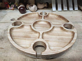 Дерев'яний винний столик розкладний Ясен, ялина