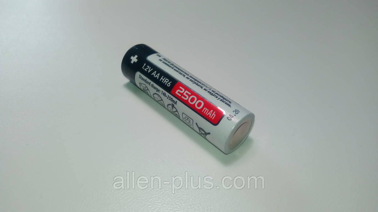 Акумулятори Videx HR06/AA 1.2V 2500 mAh NI-MH (1 шт.)