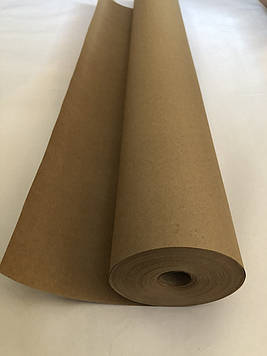 Пакувальний папір крафт коричневий в рулоні 84 см*70 метрів, пл. 70 г/м2