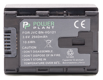 Акумулятор PowerPlant JVC BN-VG121 Chip 2940mAh DV00DV1374 - фото 1 - id-p1350666173