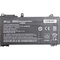 Акумулятор PowerPlant для ноутбуків HP ProBook 440 G6 (RE03XL, HSTN-0B1C) 11.55V 3500mAh