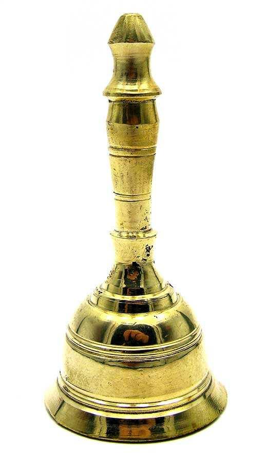 Дзвіночок з ручкою бронза d 4 h-8,5 см 70г (3209)