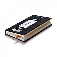 Блокнот VHS 19,5х11,3х2 см. черный Израиль 115222