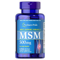 Препарат для суставов и связок Puritan's Pride MSM 500 mg, 120 капсул