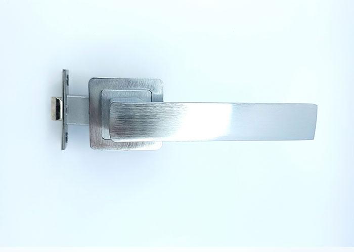 Комплект 6 Ручка на квадратній розетки TRION FLASH 74 AL-AL BC-P total