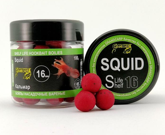Бойли насадочні варені Кальмар ( CLASSIC ) Ø16 мм