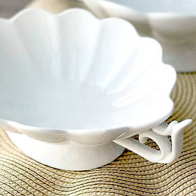 Порцеляновий фруктовниця Blanc 30.5 см