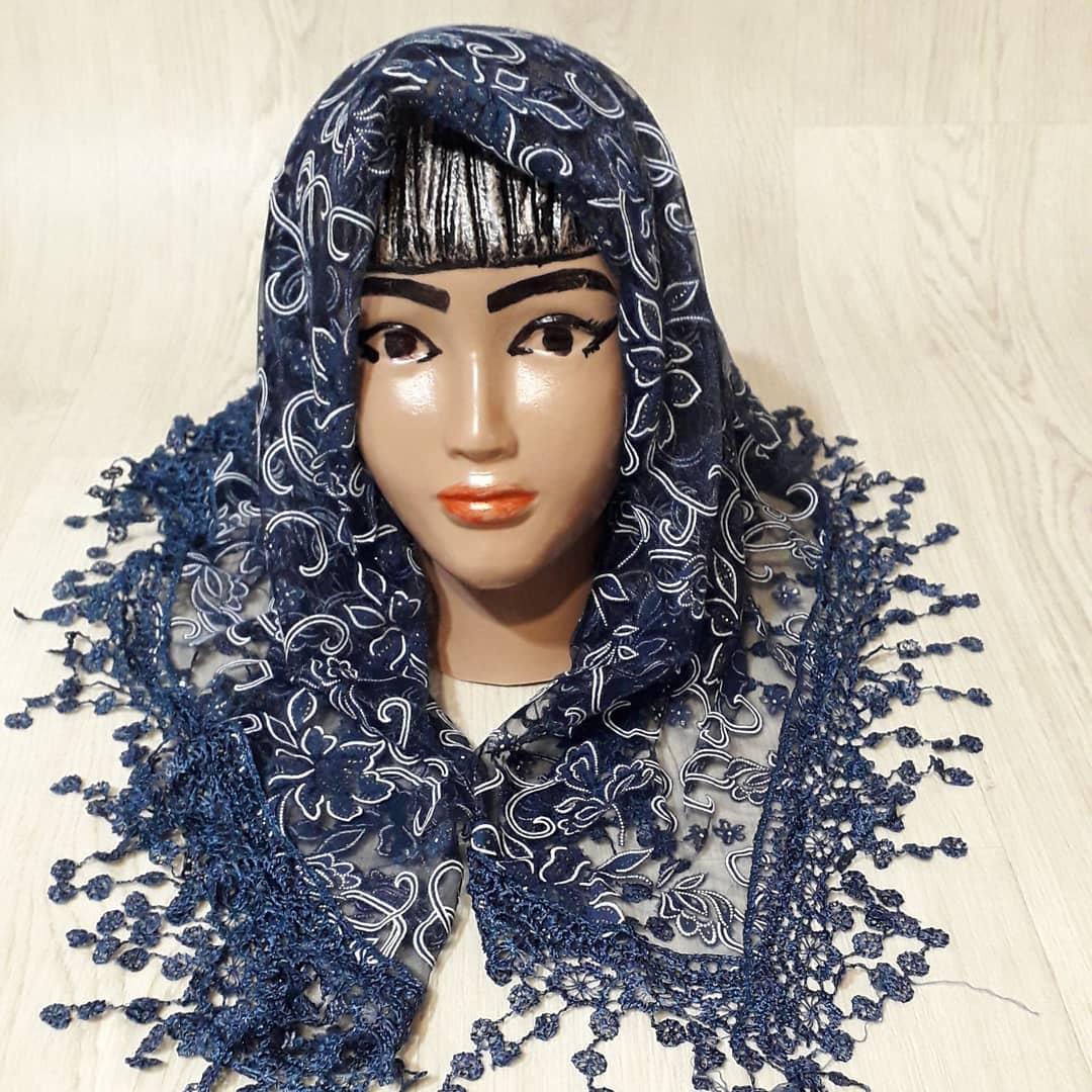 Хустка ажурна Церковна, весільний гіпюр 75 на 75 см., фото 1