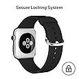 Силіконовий ремінець Promate Silica-38 для Apple Watch 38-40 мм Black (silica-38.black), фото 3