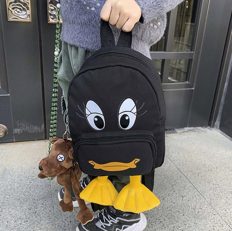 Гарний дитячий рюкзак з оченятами та лапками