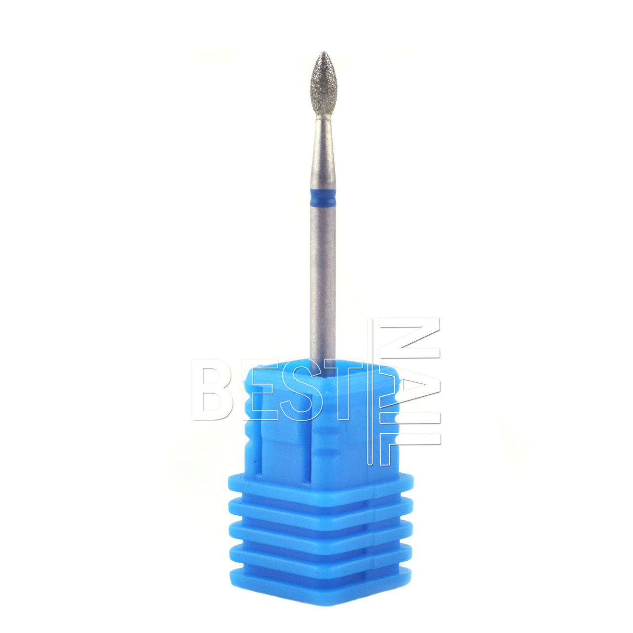 Насадка алмазная пуля Ø 2.5 мм (синяя насечка), фото 1