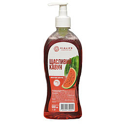 Рідке мило ЩАСЛИВИЙ КАВУН з дозатором