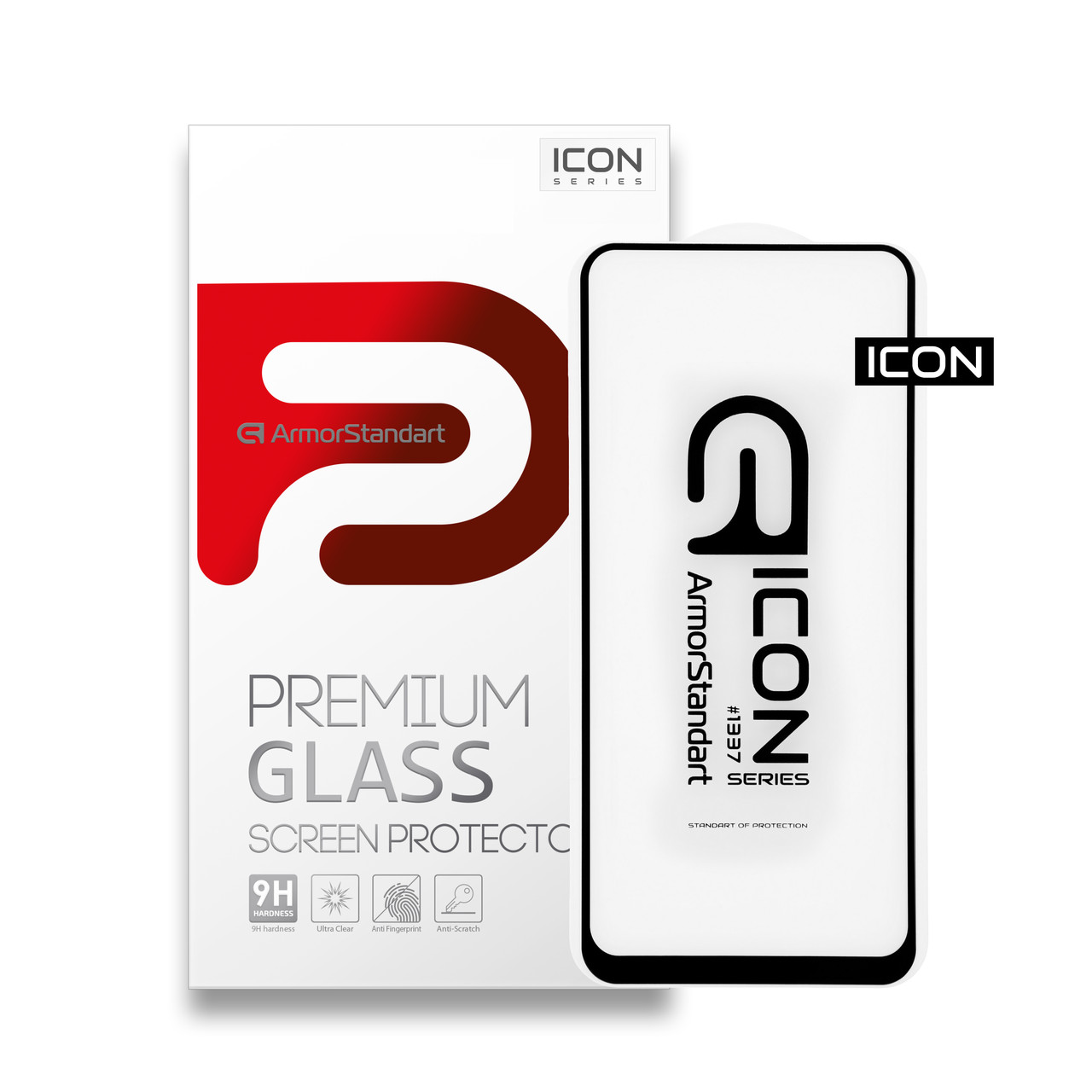 Захисне скло Armorstandart Icon Full Glue для Motorola G8 Black (ARM57653)