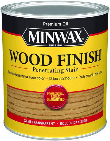 Морилка MINWAX, колір золотий дуб (Golden Oak), 0,946 л, фото 1
