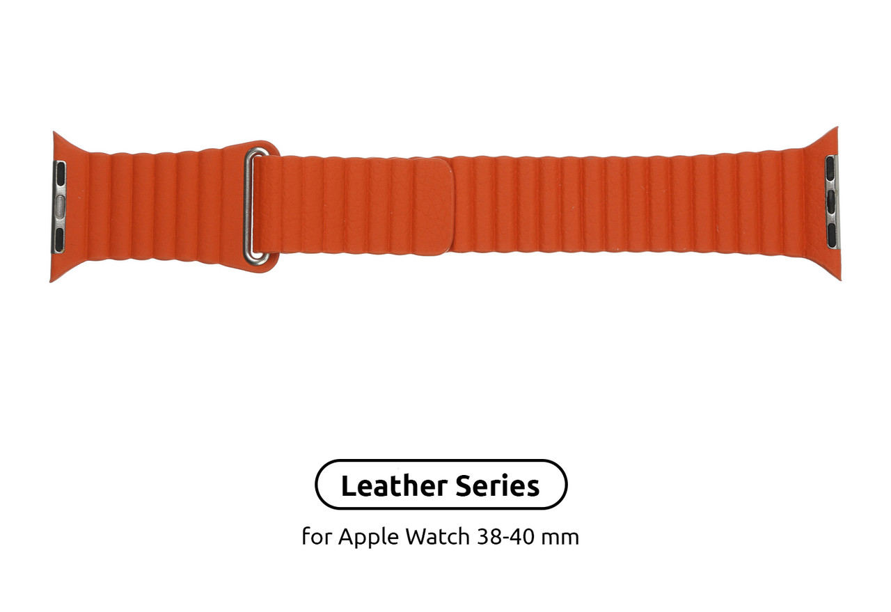 Ремінець PU Armorstandart Loop для Apple Watch 38mm 40mm Orange (ARM57838)