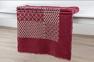 Лляний плед "Монохром" (120 на 175 см)