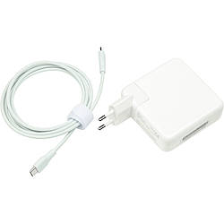 Блок живлення для ноутбуків PowerPlant APPLE 220V, 20V 87W 3A (USB-C)