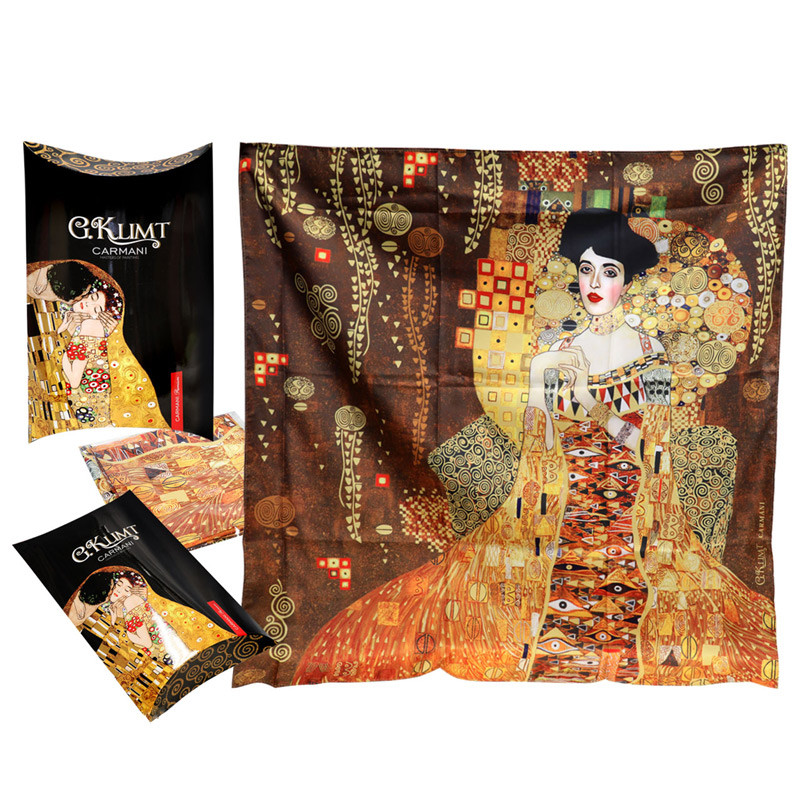 Хусточка - шарф Р. Клімт Адель Сагмапі, 73х73 см, фото 1