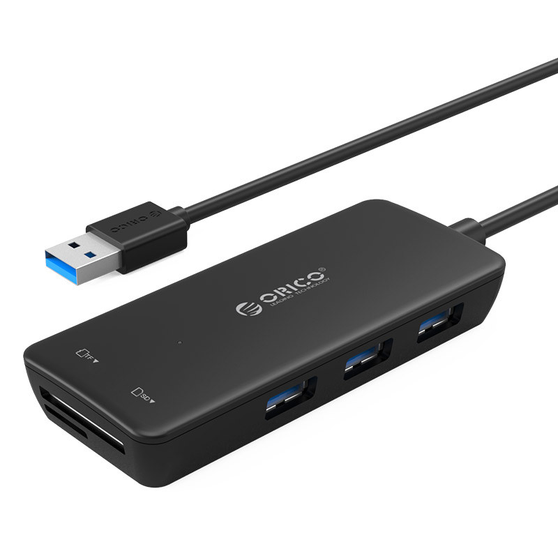 USB-хаб ORICO H3TS-U3-V1-BK-BP, фото 1