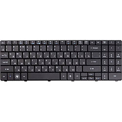 Клавіатура для ноутбука ACER Aspire 5516, eMachines E525 чорний, без кадру