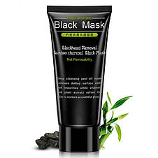 Чорна маска-плівка з вугіллям від чорних точок Bioaqua Black Mask Blackhead Removal, 60 г, фото 2