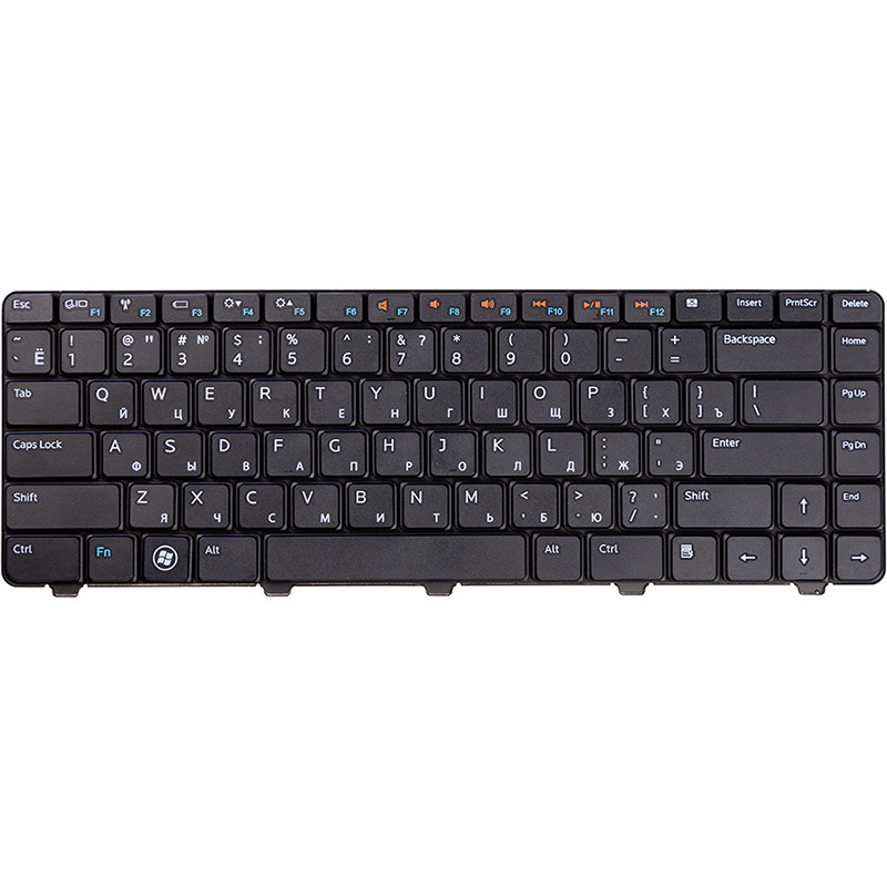 Клавіатура для ноутбука DELL Inspiron 14R, 14V, N3010, N4010, чорний, фото 1