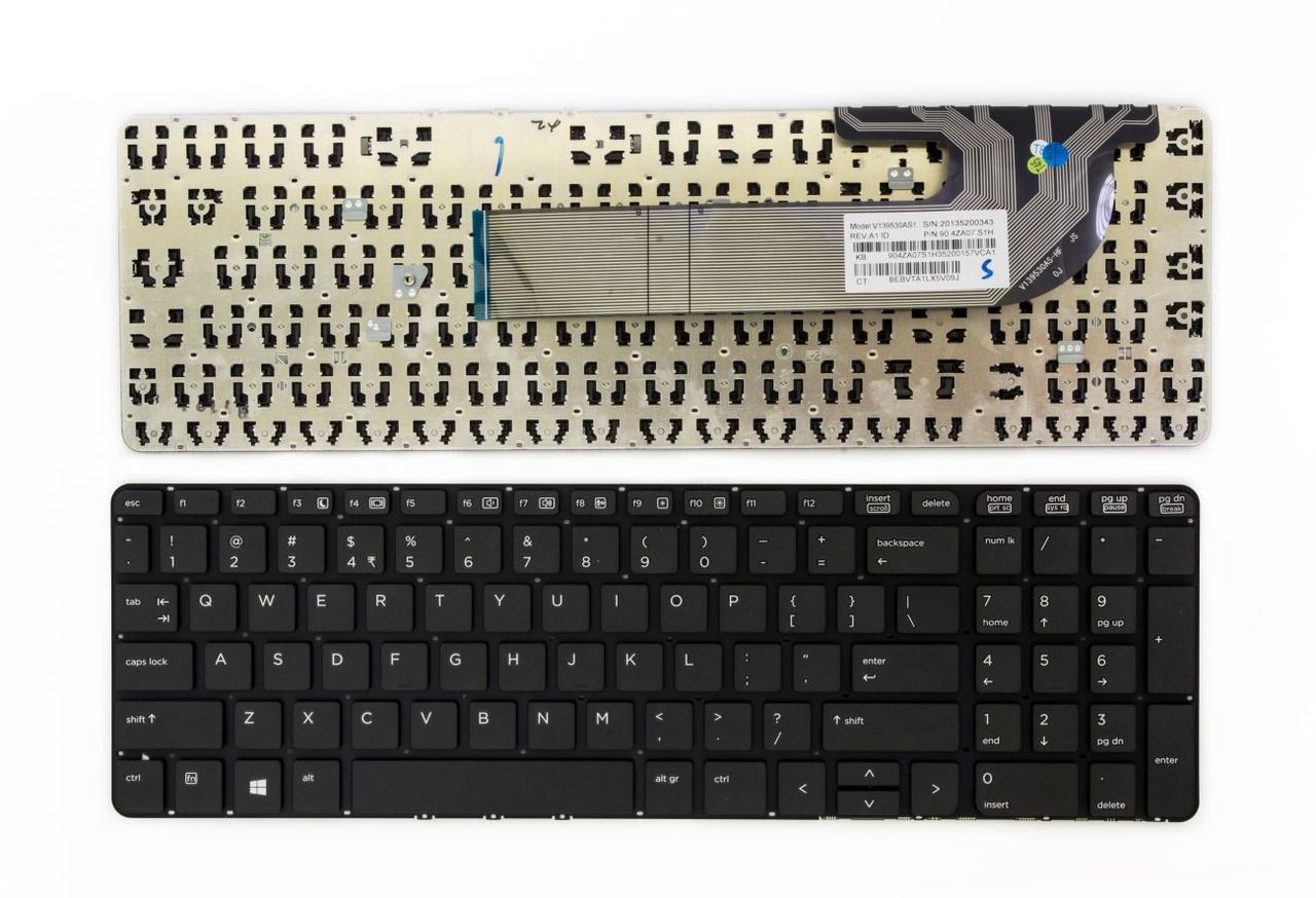Клавіатура для ноутбука HP Probook 450, 450 G1, 455 чорний, чорний кадр, фото 1