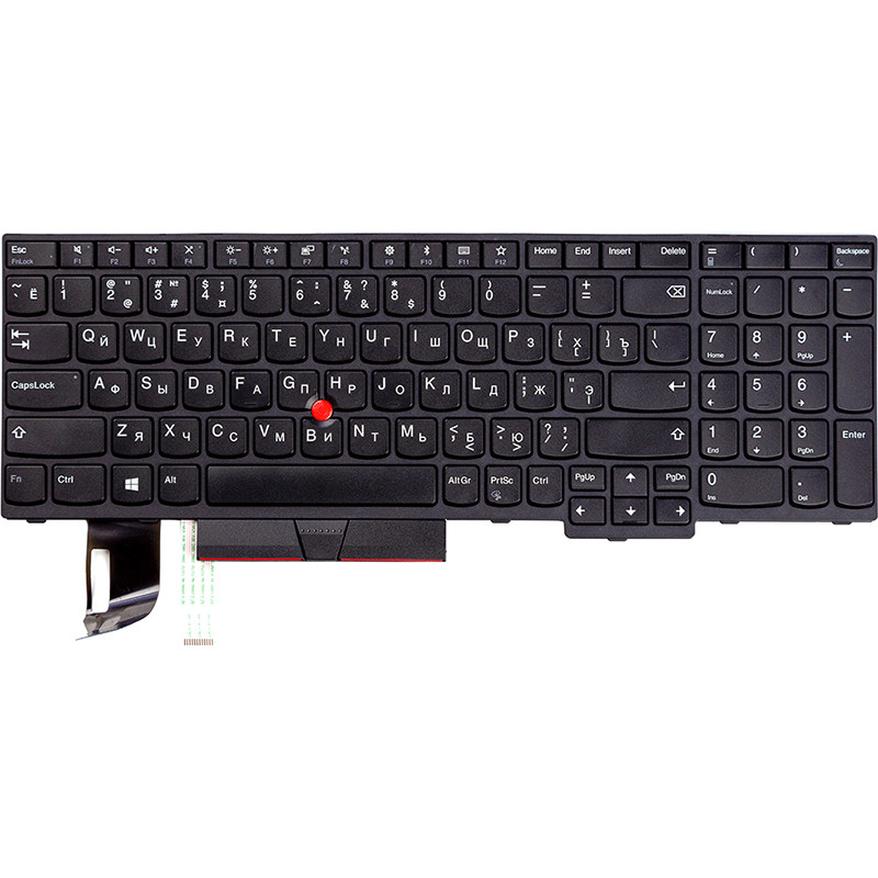 Клавіатура для ноутбука LENOVO E580 чорний, фото 1