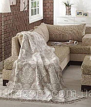 Теплий, легкий плед, Євро розмір, з вензелем, євро розмір, Туреччина