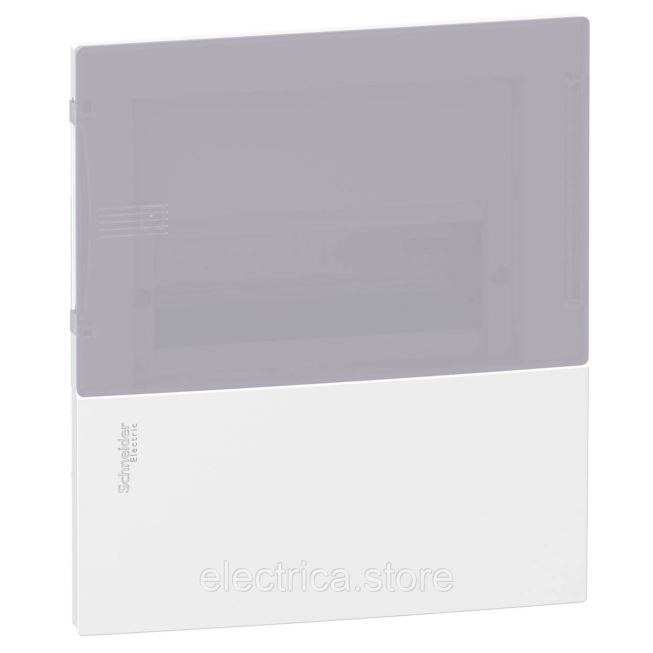 Щит Resi9 MP 8 модулів врізний дымчасті двері Schneider Electric MIP22108T, фото 1