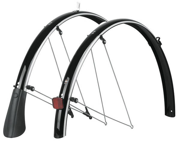 Крила SKS BLUEMELS REFLECTIVE 45 MM, 28" BLACK, фото 1