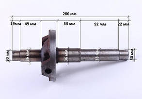 Корпус диференціала з валом (нового зразка) Xingtai 120-224