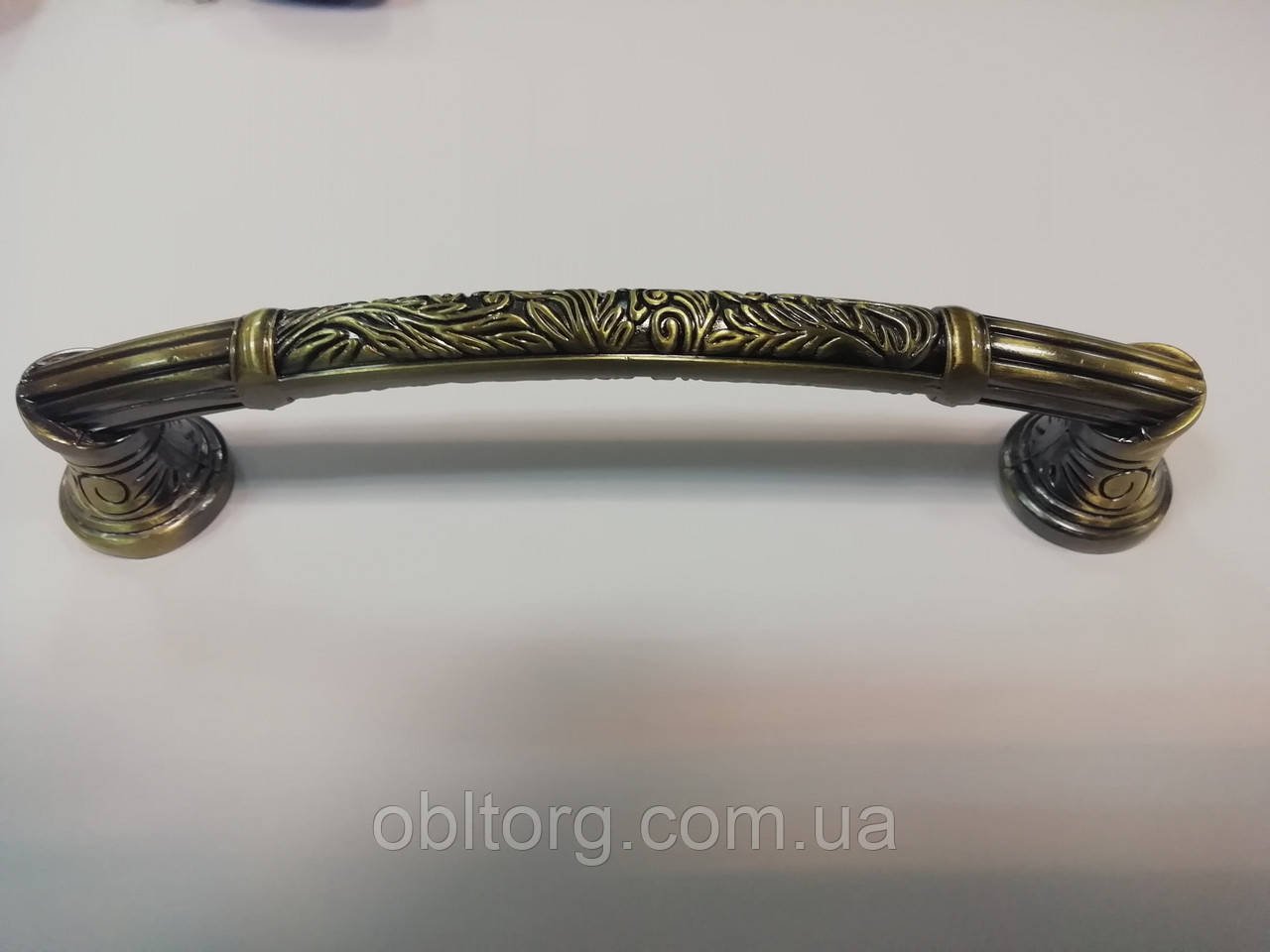 Ручка меблева скоба Virno Style 312/128 антична бронза, фото 1